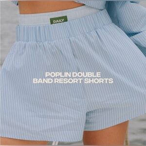 Daily Drills Poplin Double Band Shorts